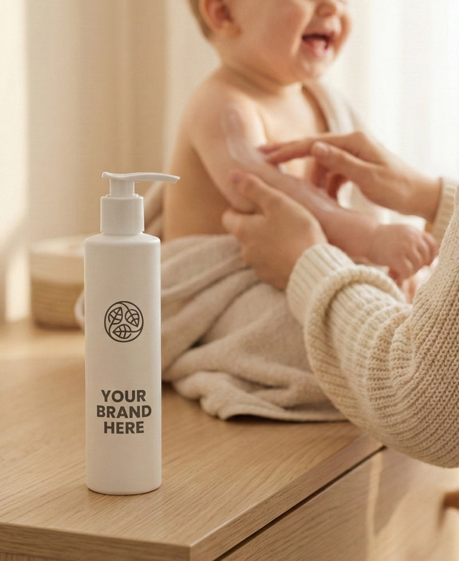 Kūdikių kūno pienas - 250 ml.