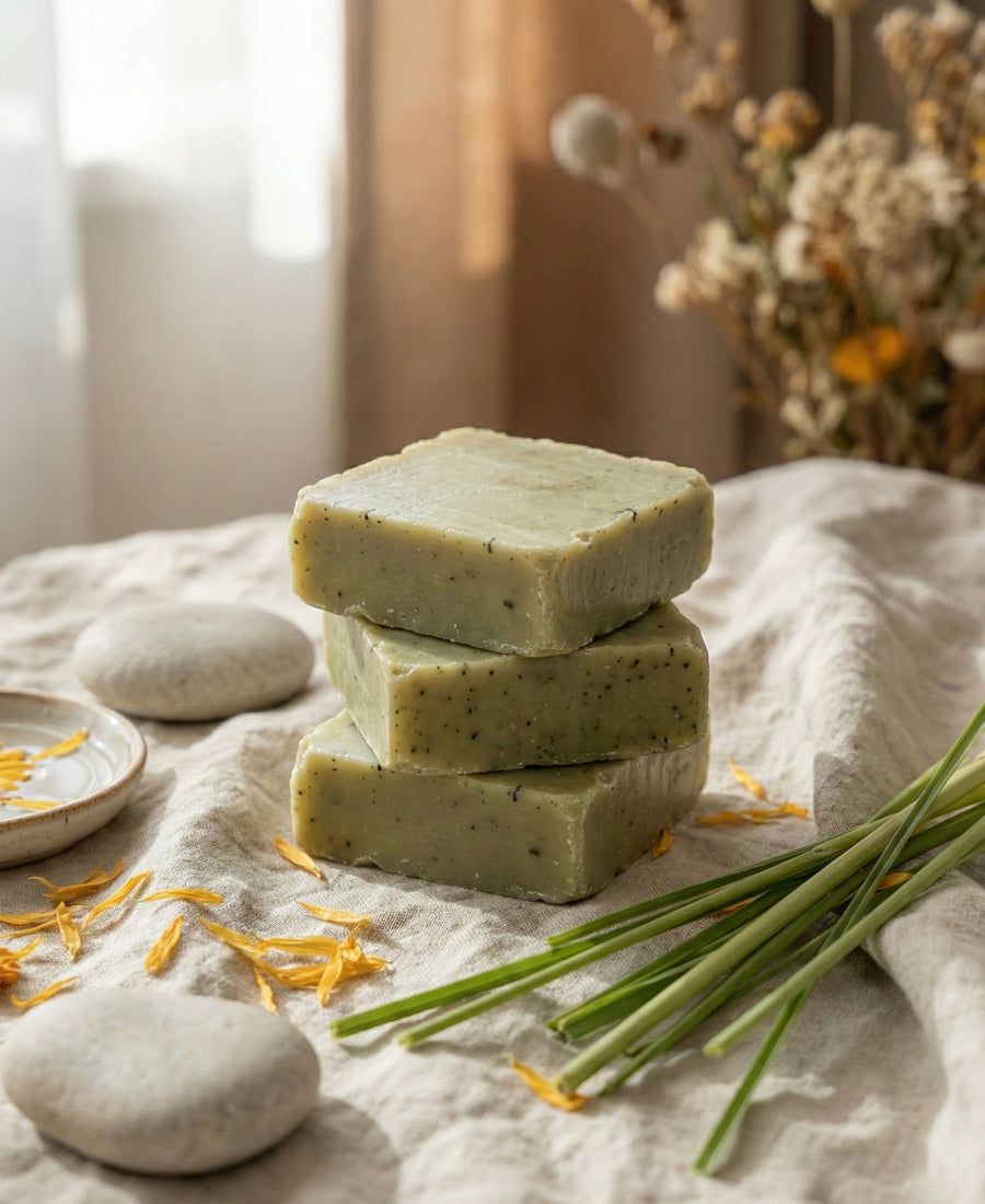 Botanic Lemongrass Shampoo Bar – 85 g.