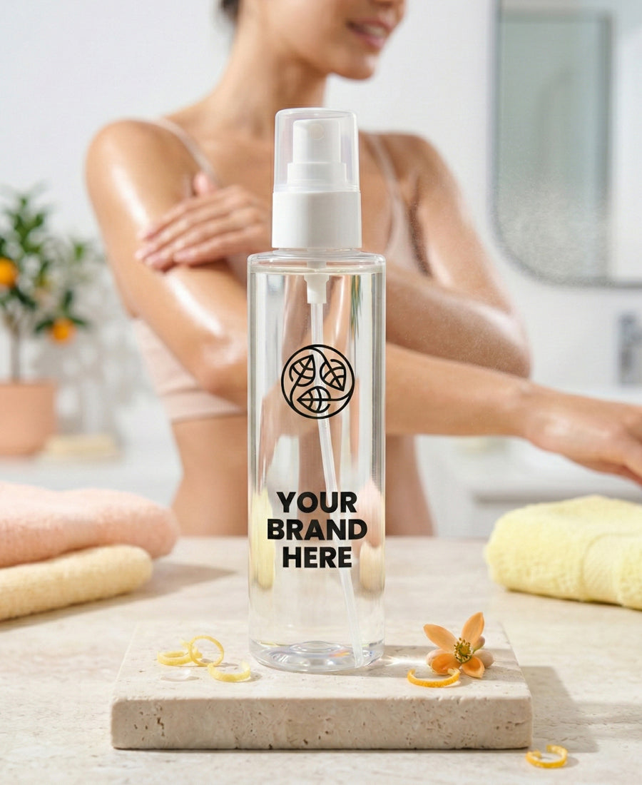 Vyživující suchý tělový olej Zesty Bloom – 200 ml.