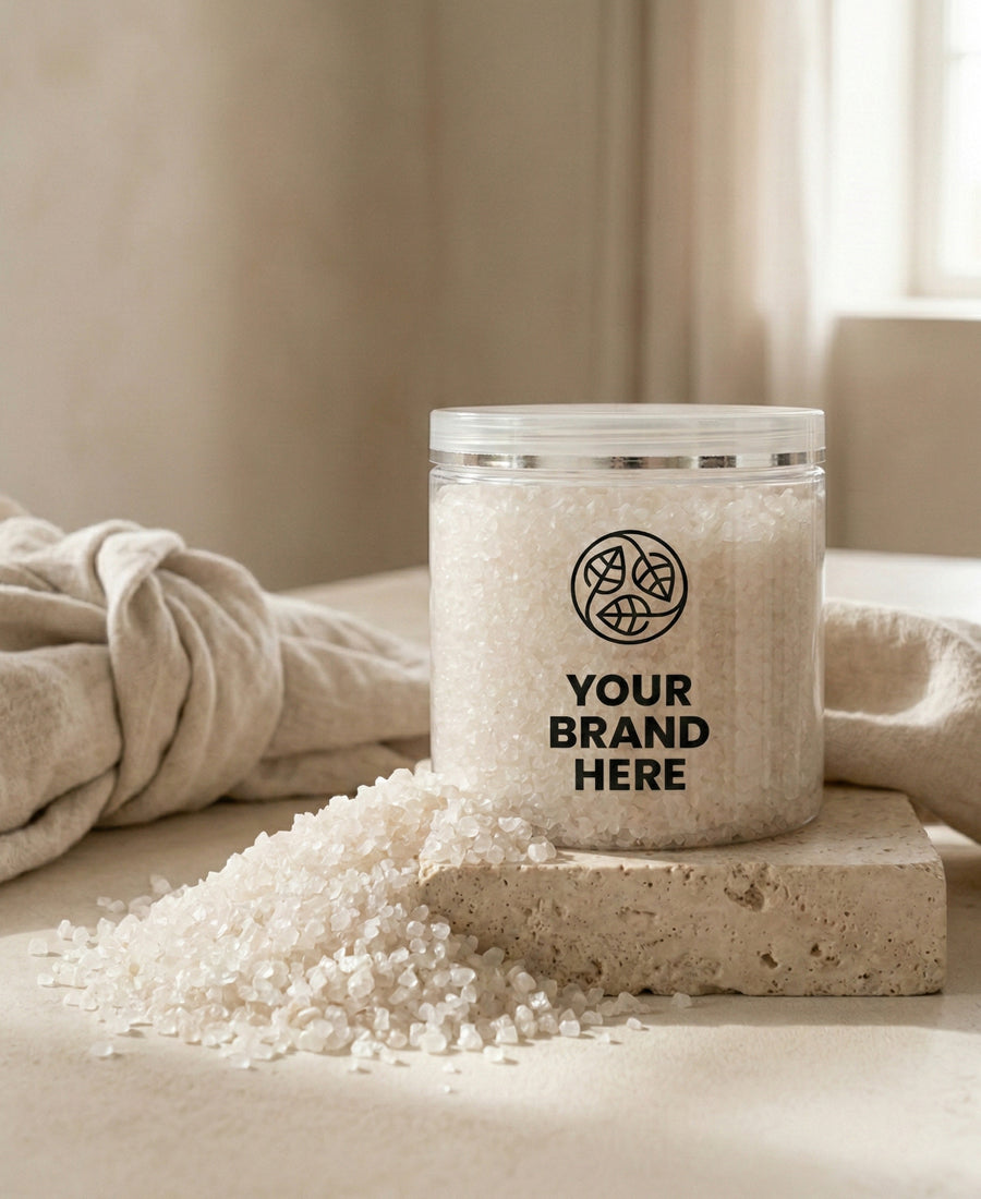 Duftende badesalt perle og moskus - 500 g.