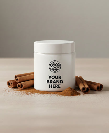 Šildantis ir stangrinantis kūno kremas su cinamonu – 200 ml.