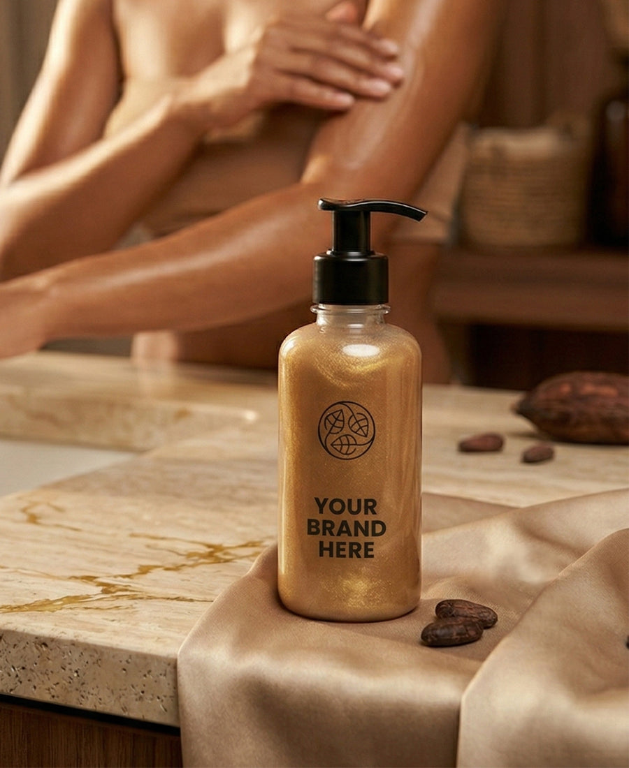 لوشن الجسم سكين جلو بالذهب والكاكاو - 250 مل.