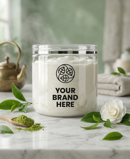 Maschera all’argilla per centro benessere disintossicante al tè verde - 500 ml.