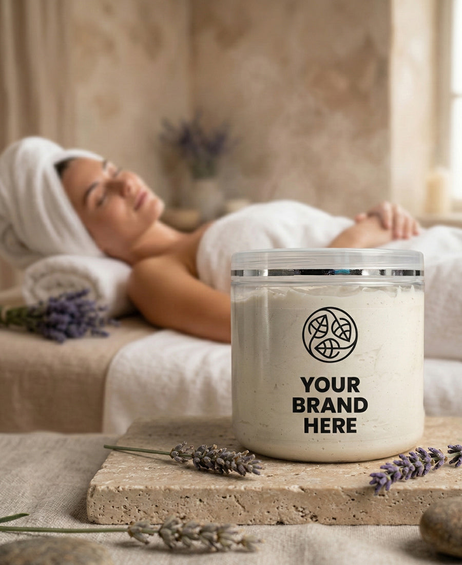 Detoxikační lázeňská jílová maska Levandule - 500 ml.