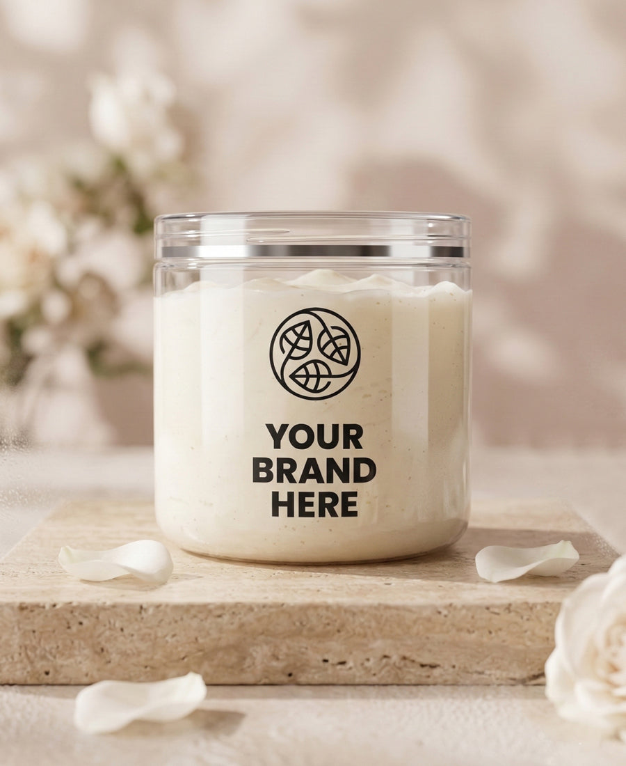 Detoxikační lázeňská jílová maska Bílá růže – 500 ml.