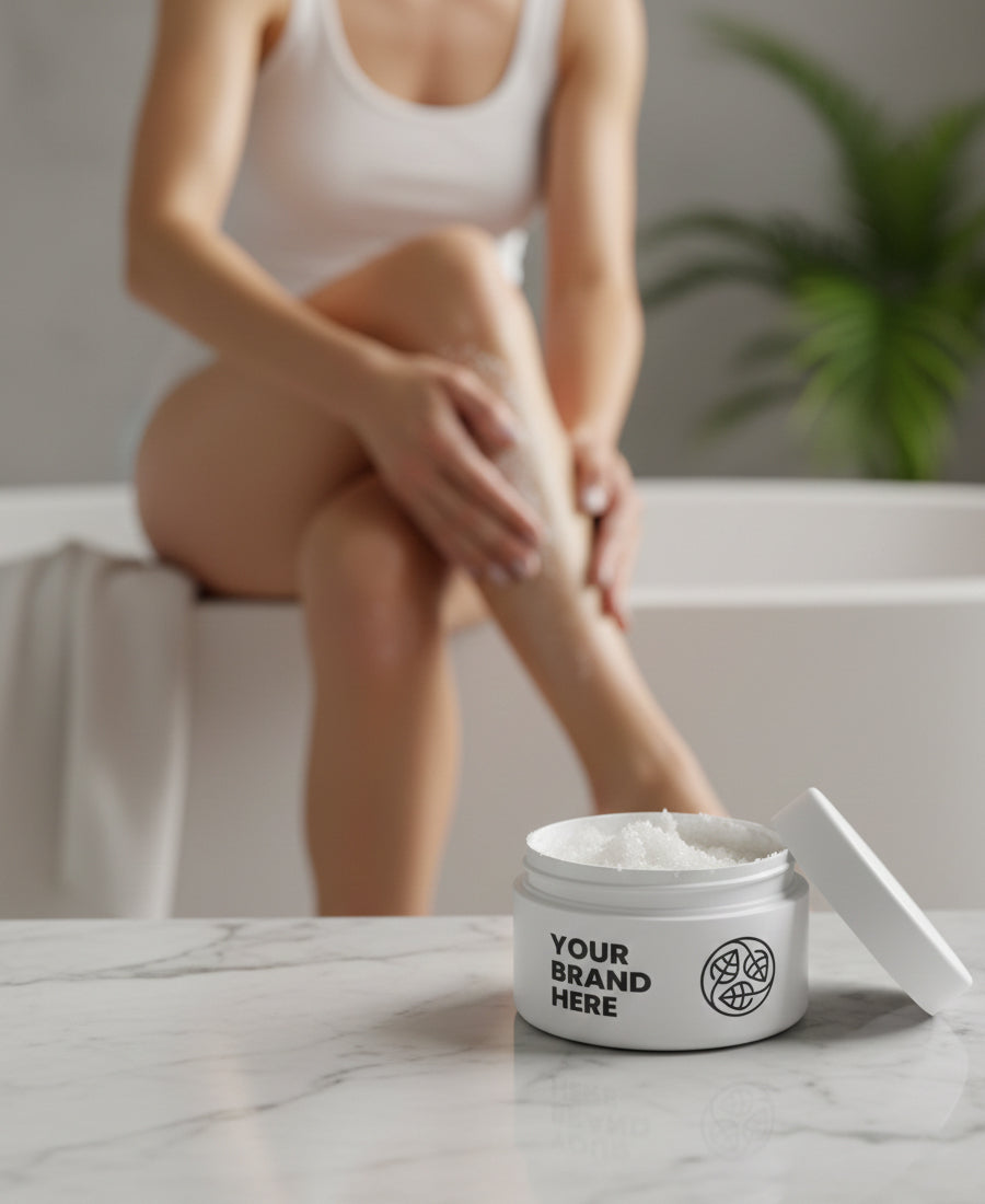 Body Salt Scrub Vanilla &amp; Bergamot – 250 ml.