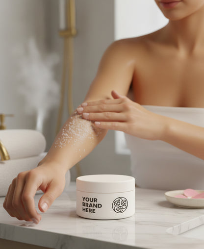 Body Salt Scrub Bulgarian Rose - 250 ml.