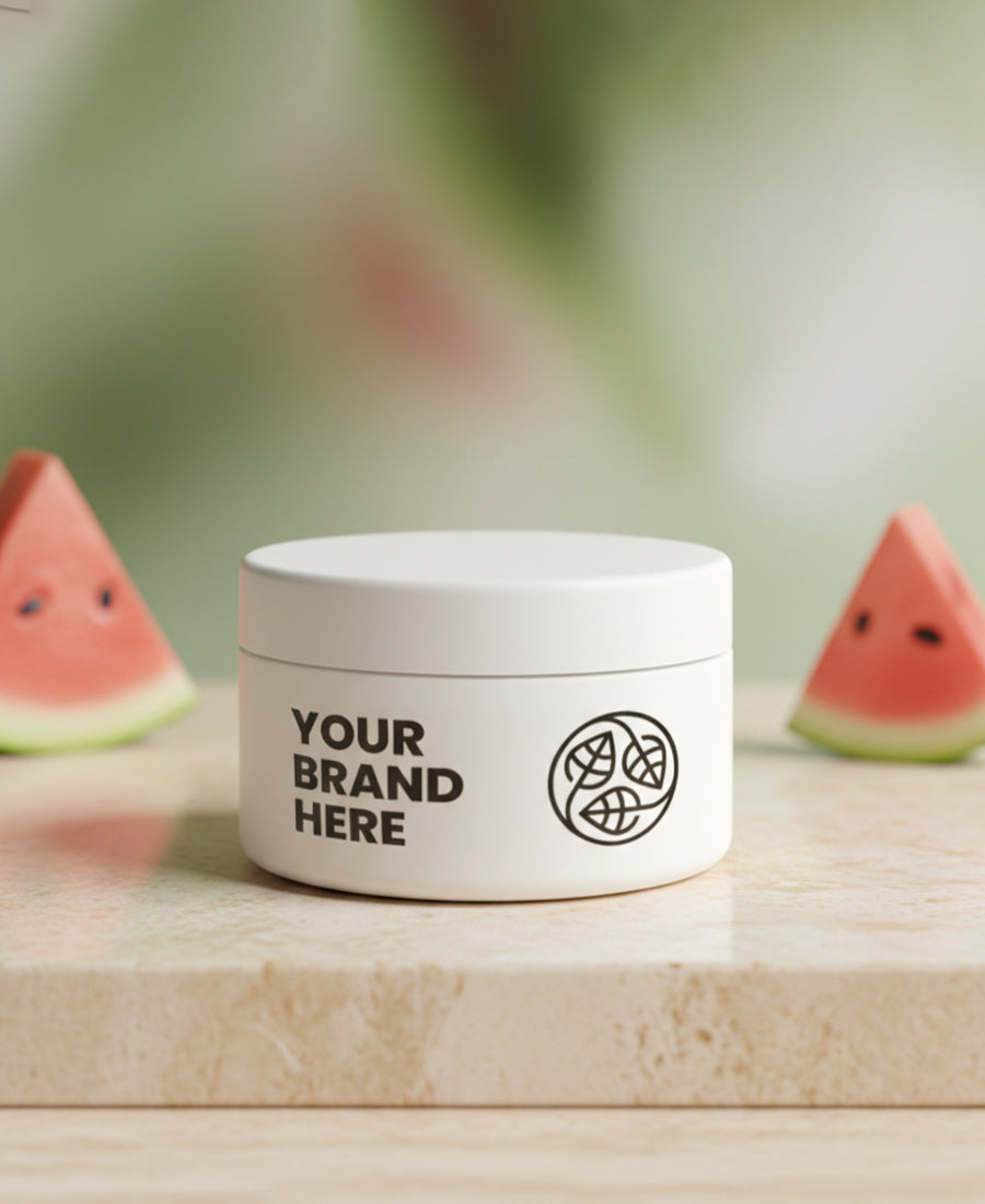 Eksfolierende kroppsskrubb vannmelon - 250 ml.