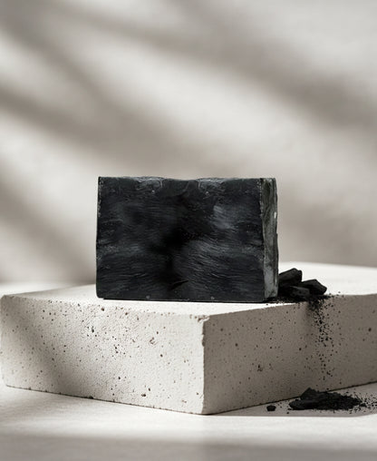 Aktivkohle-Seifenstück – 110 g.