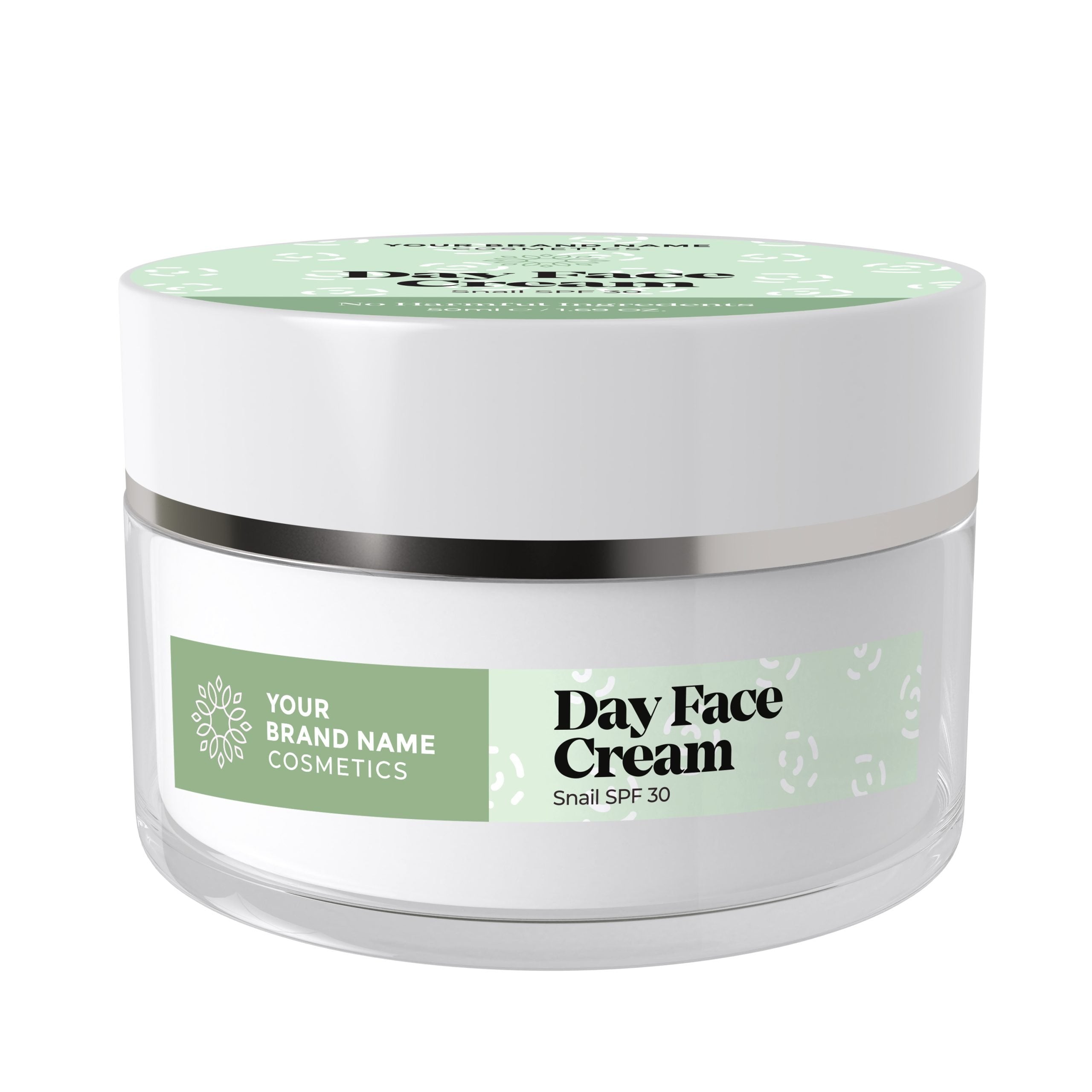 Day Face Cream with Snail extract – 50 ml. - Made By Nature Labs - Private Label Natural Skin Care &amp; Cosmetics 