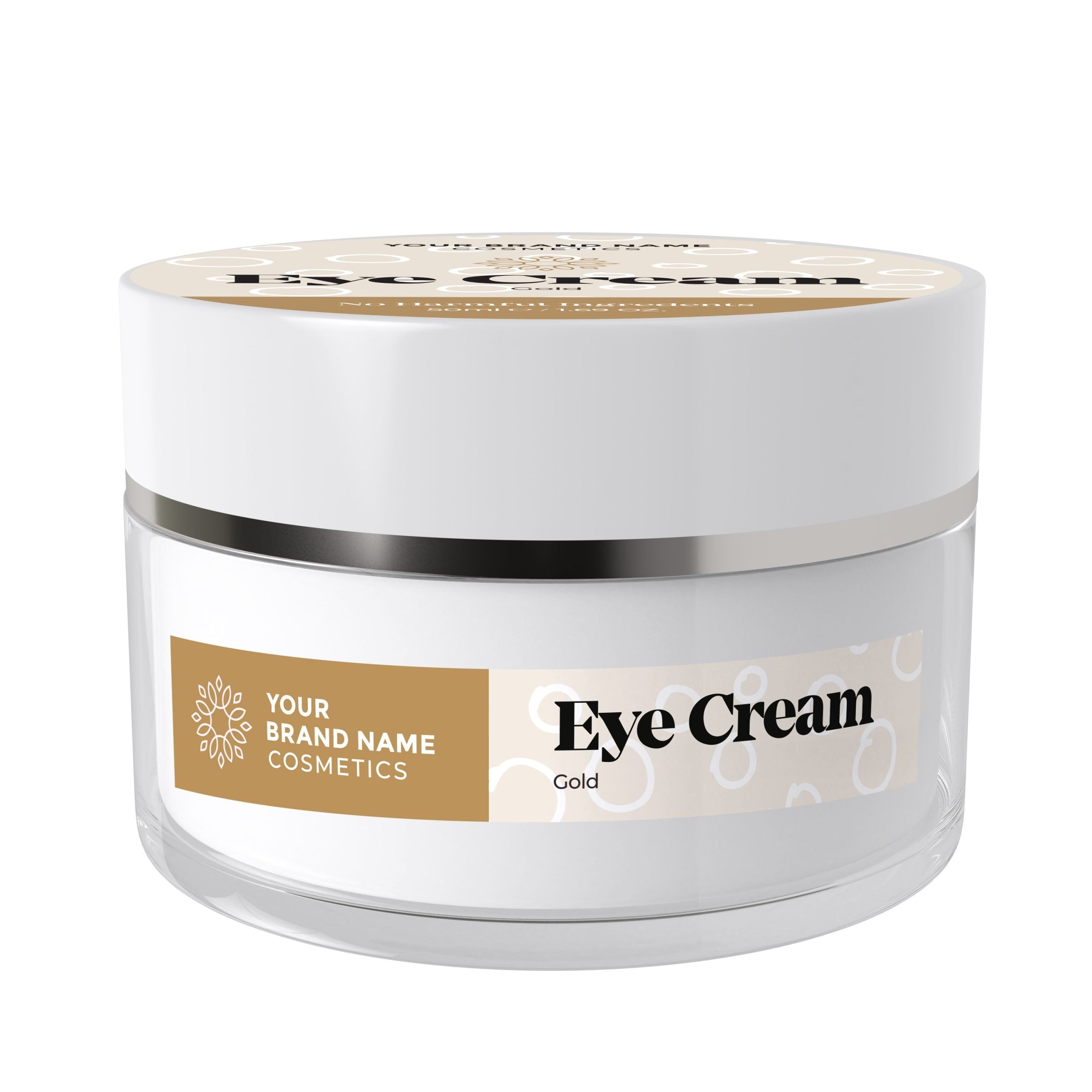 Eye Contour Cream with Gold Particles - 25 ml. - Made By Nature Labs - Private Label Natural Skin Care &amp; Cosmetics 