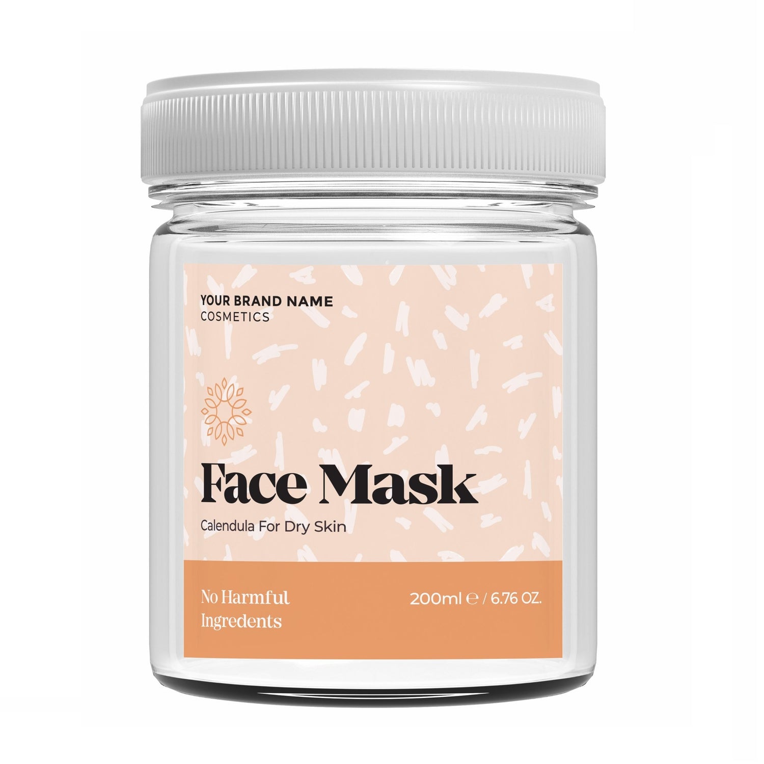 Purifying Face Mask Calendula - 200 ml. - Made By Nature Labs - Private Label Natural Skin Care &amp; Cosmetics 