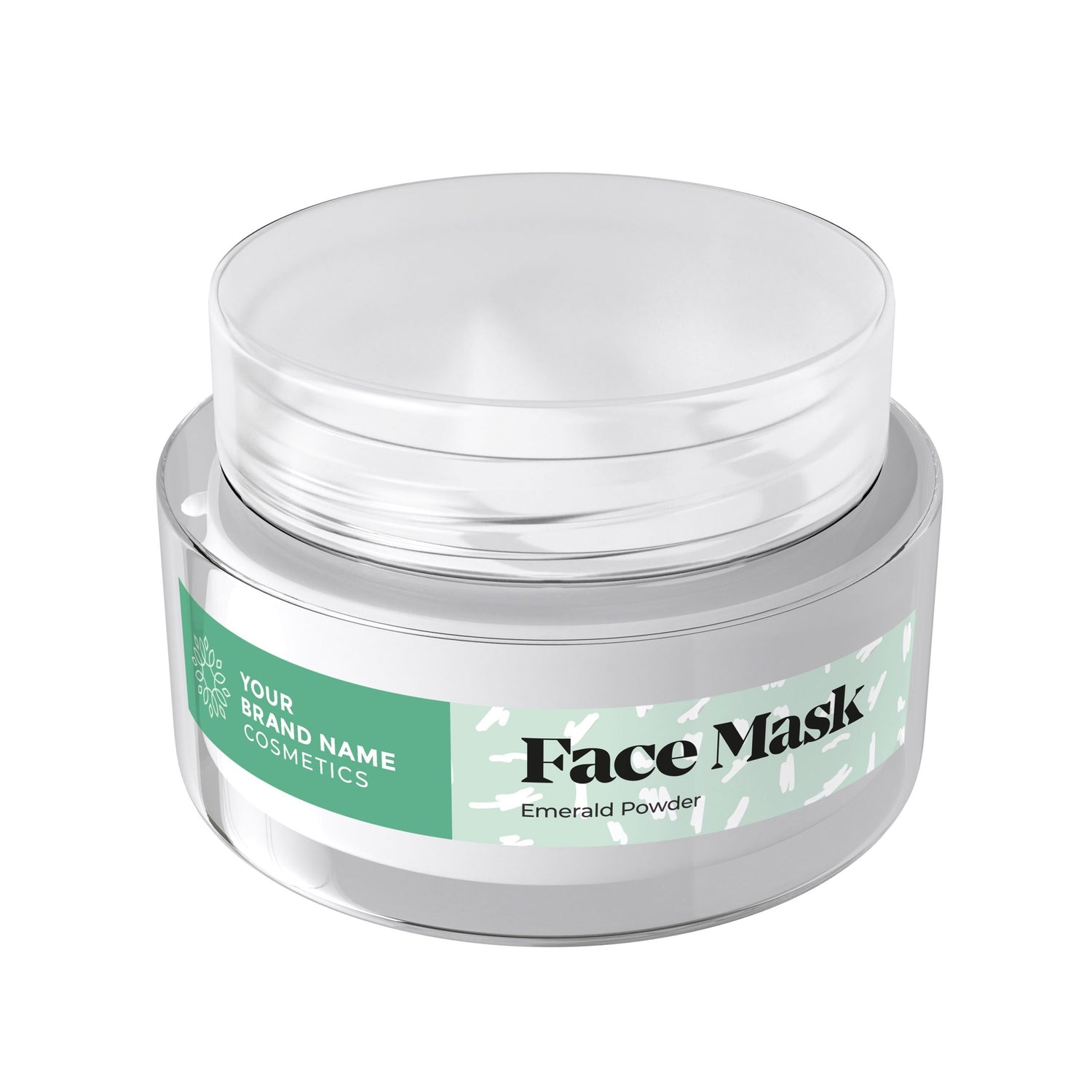 Age-defying Face Mask with Emerald Powder - 100 ml. - Made By Nature Labs - Private Label Natural Skin Care &amp; Cosmetics 