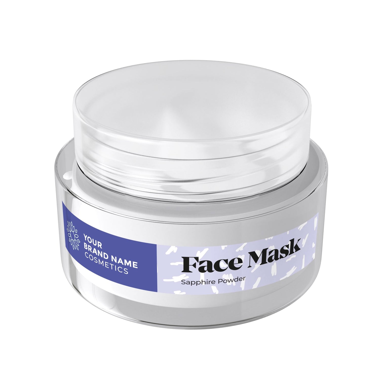 Face Mask Sapphire Powder - 100 ml. - Made By Nature Labs - Private Label Natural Skin Care &amp; Cosmetics 