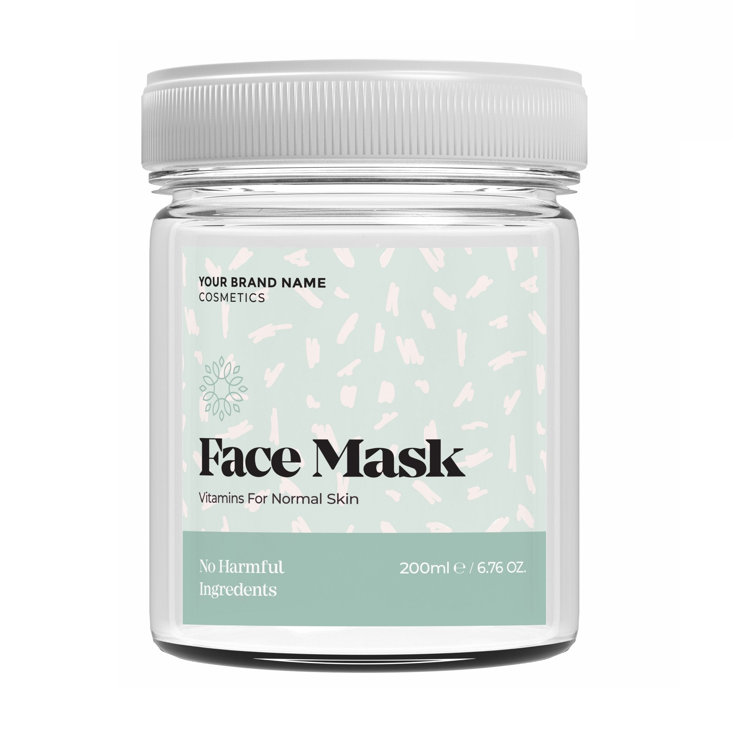 Purifying Face Mask Vitamin A &amp; E - 200 ml. - Made By Nature Labs - Private Label Natural Skin Care &amp; Cosmetics 