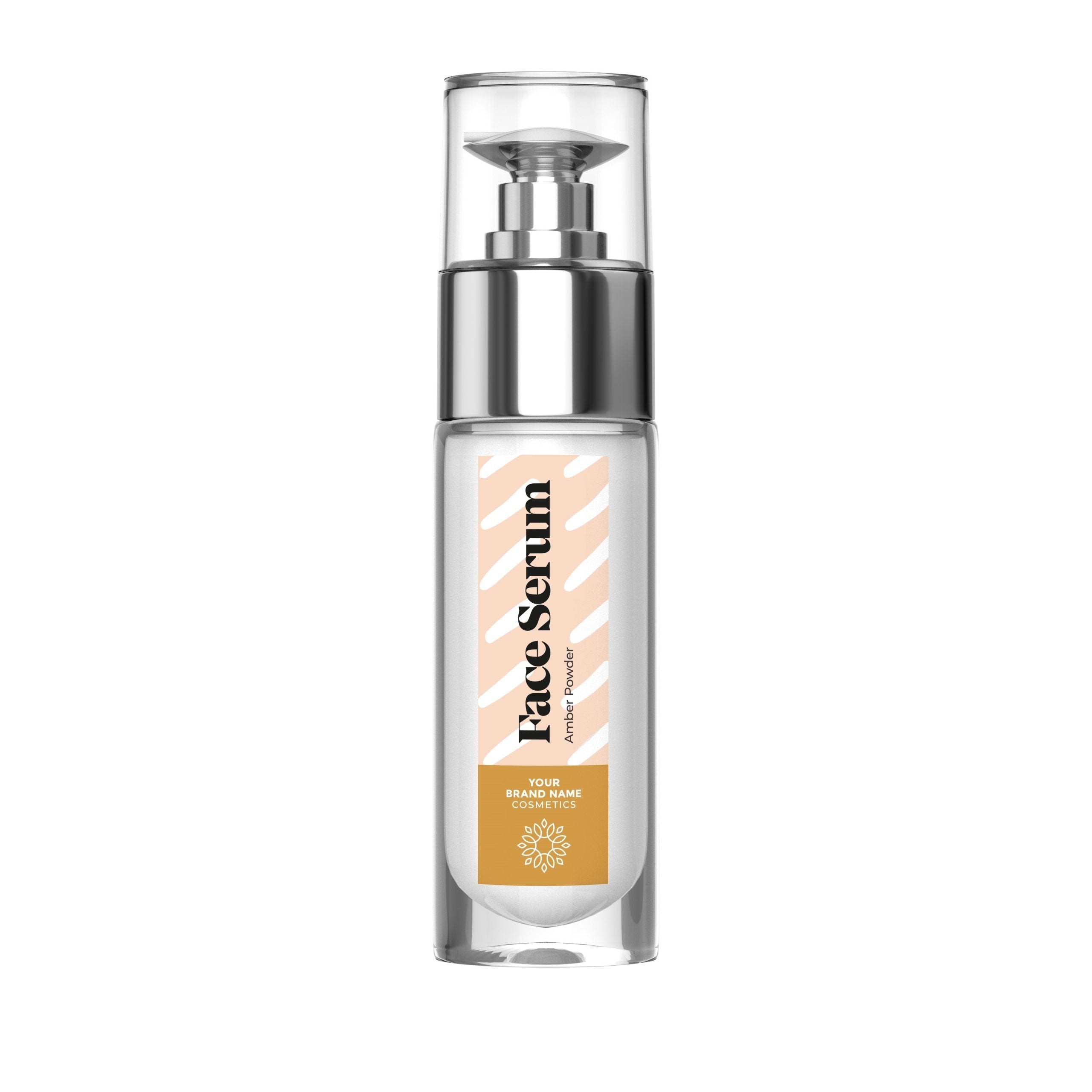 Regenerating Face Serum with Amber Powder  - 30 ml. - Made By Nature Labs - Private Label Natural Skin Care &amp; Cosmetics 