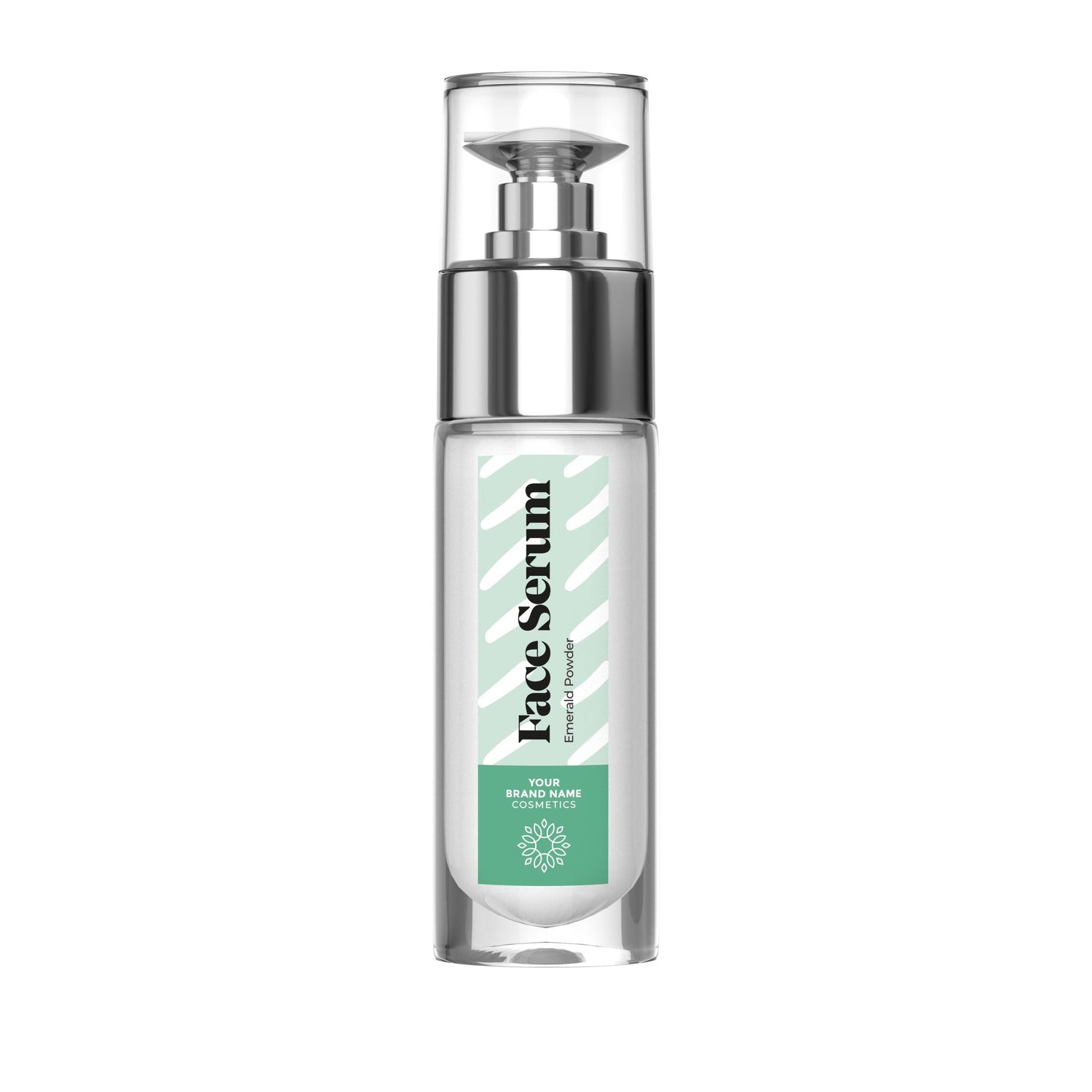 Age-defying Face Serum with Emerald Powder - 30 ml. - Made By Nature Labs - Private Label Natural Skin Care &amp; Cosmetics 