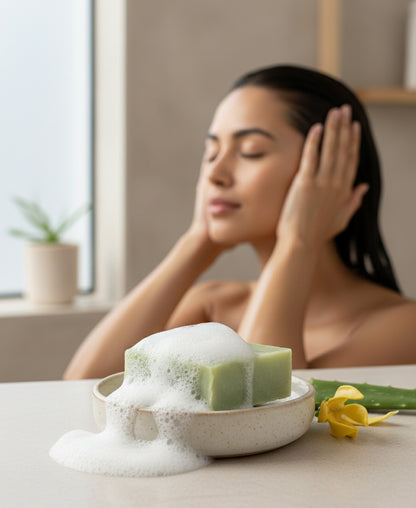 Barra de Champú de Aloe Fresco – 85 g.