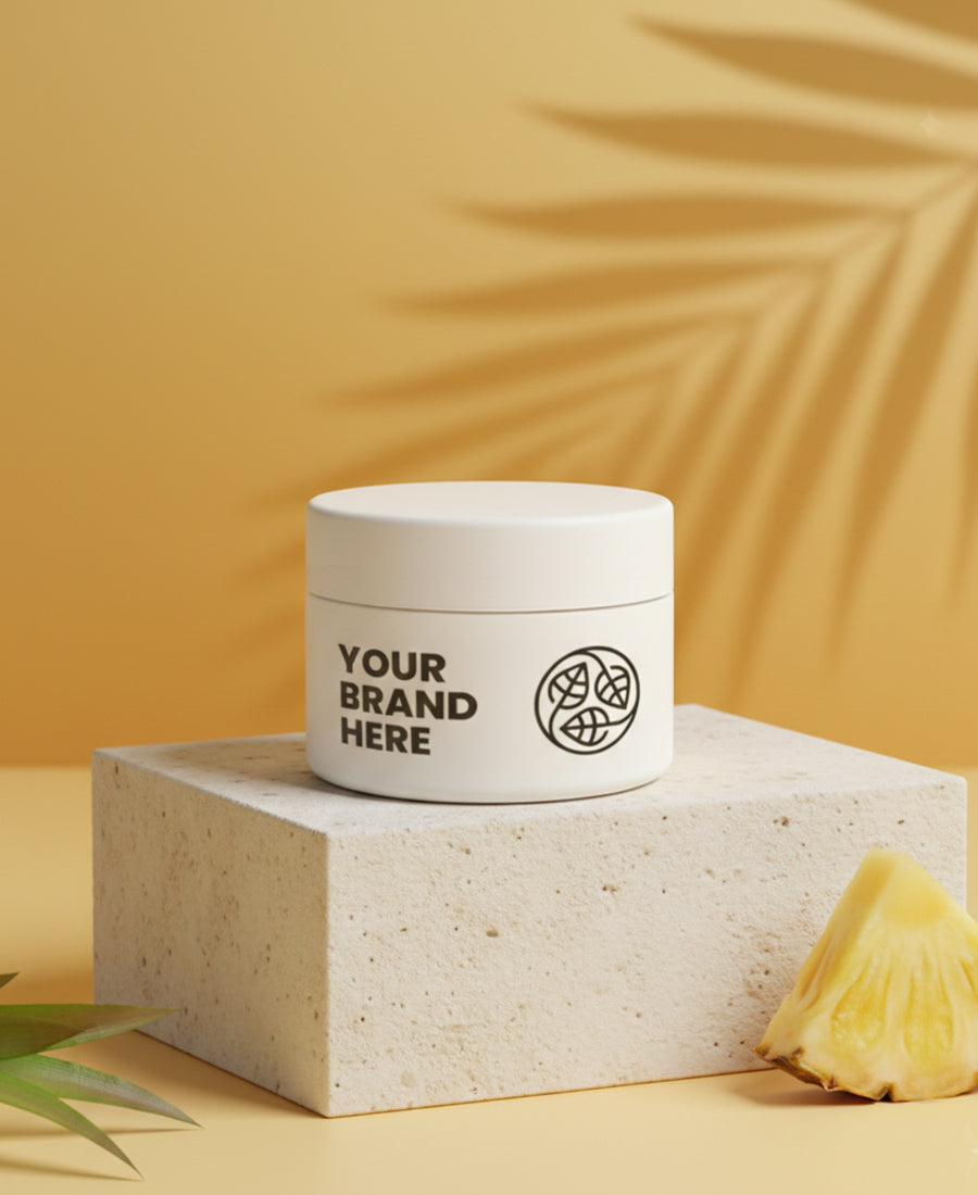 Hand- och fotkräm med ananas - 100 ml.