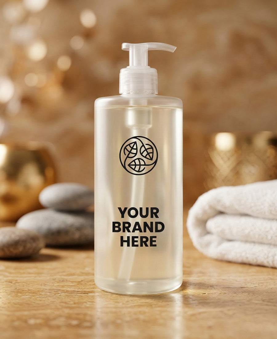 Smyslový lázeňský masážní olej Zlato a jantar – 500 ml.