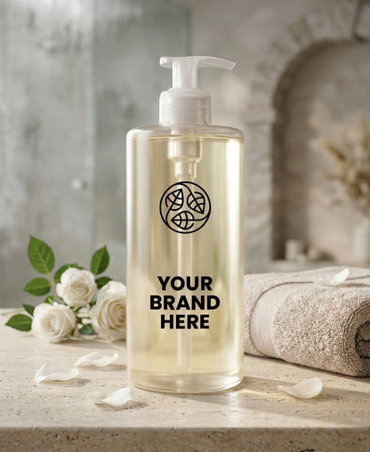 Smyslový lázeňský masážní olej Bílá růže – 500 ml.