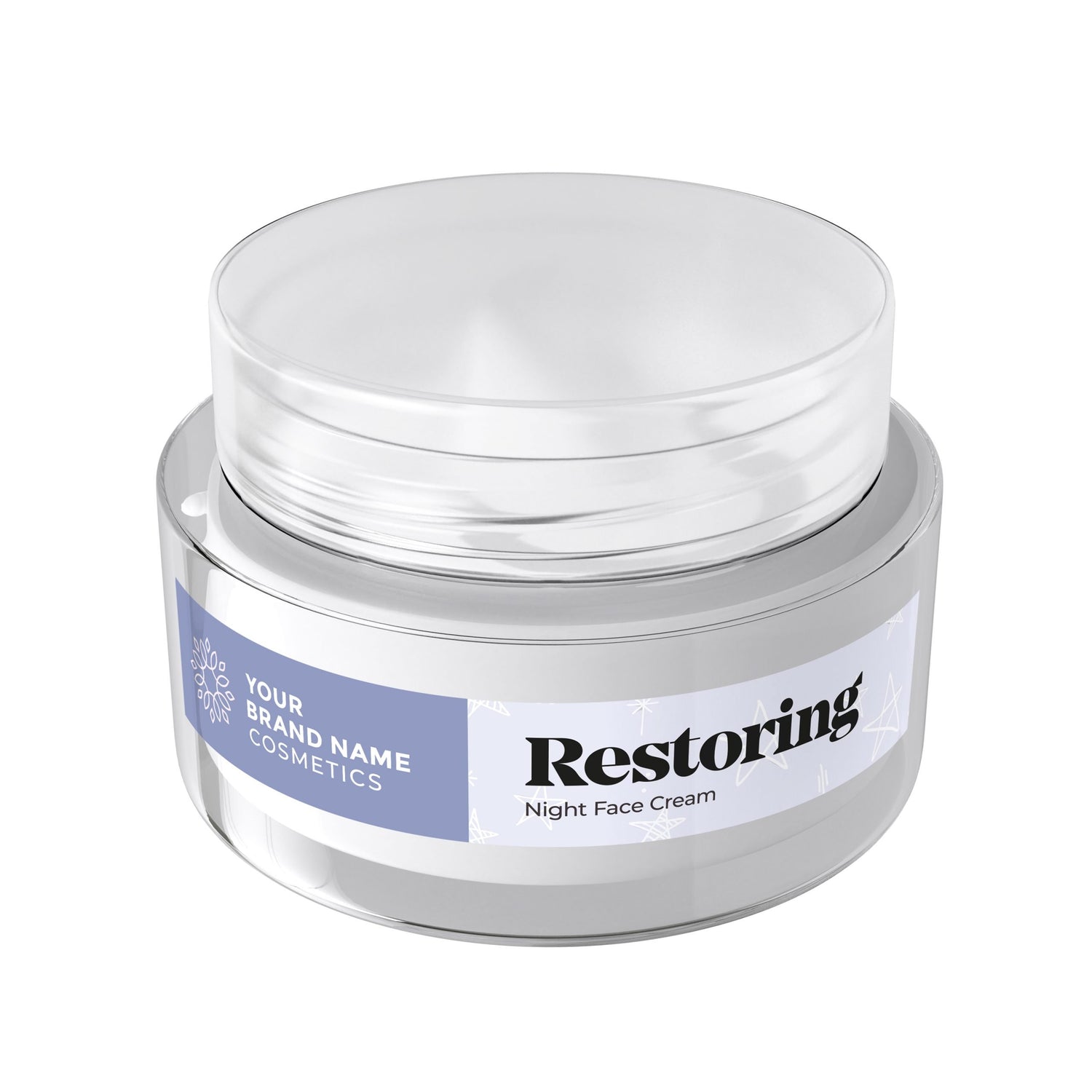 Restoring Night Face Cream - 50 ml. - Made By Nature Labs - Private Label Natural Skin Care &amp; Cosmetics 