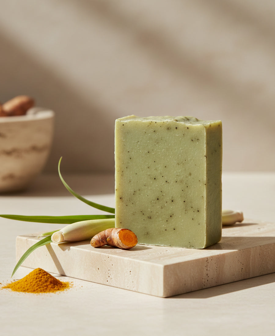 Σαπούνι με Κουρκουμά &amp; Λεμονόχορτο – 110 γ.