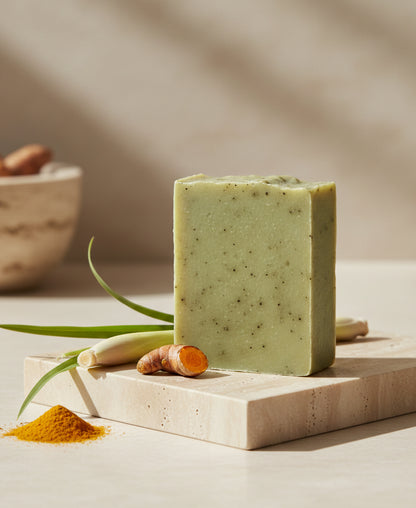 Σαπούνι με Κουρκουμά &amp; Λεμονόχορτο – 110 γ.