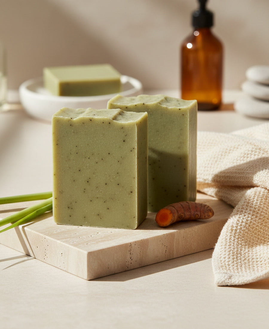 Σαπούνι με Κουρκουμά &amp; Λεμονόχορτο – 110 γ.