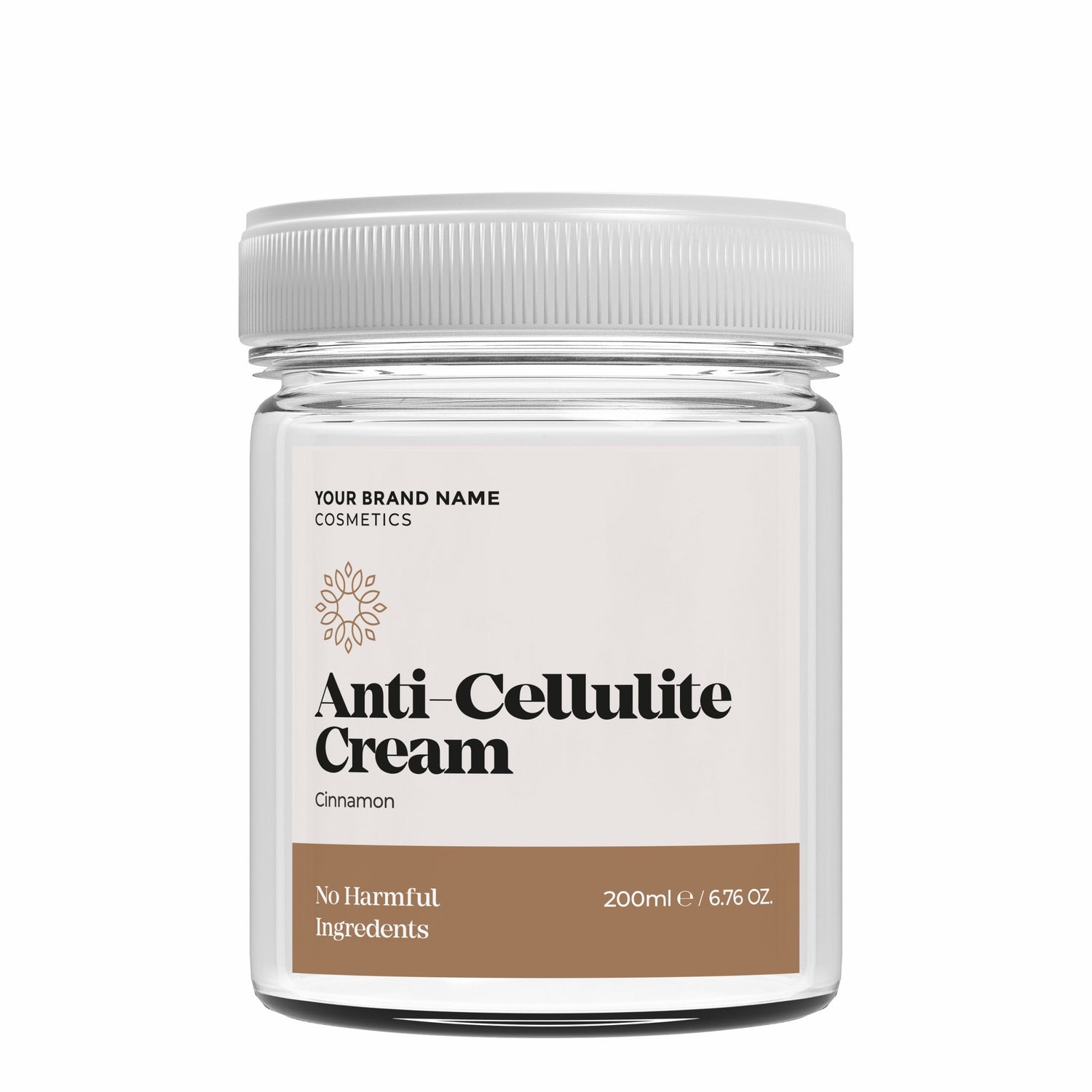 Anti-Cellulite Cream Cinnamon - warming &amp; firming - 200 ml. - Made By Nature Labs - Private Label Natural Skin Care &amp; Cosmetics 