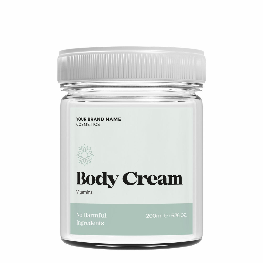 Body Cream Vitamins - 200 ml. - Made By Nature Labs - Private Label Natural Skin Care &amp; Cosmetics 