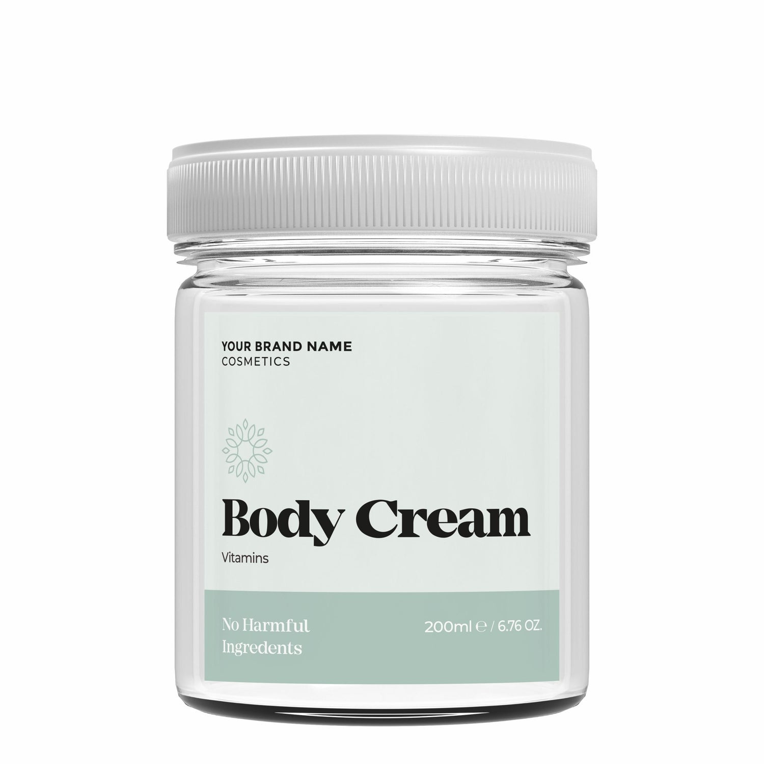 Body Cream Vitamins - 200 ml. - Made By Nature Labs - Private Label Natural Skin Care &amp; Cosmetics 