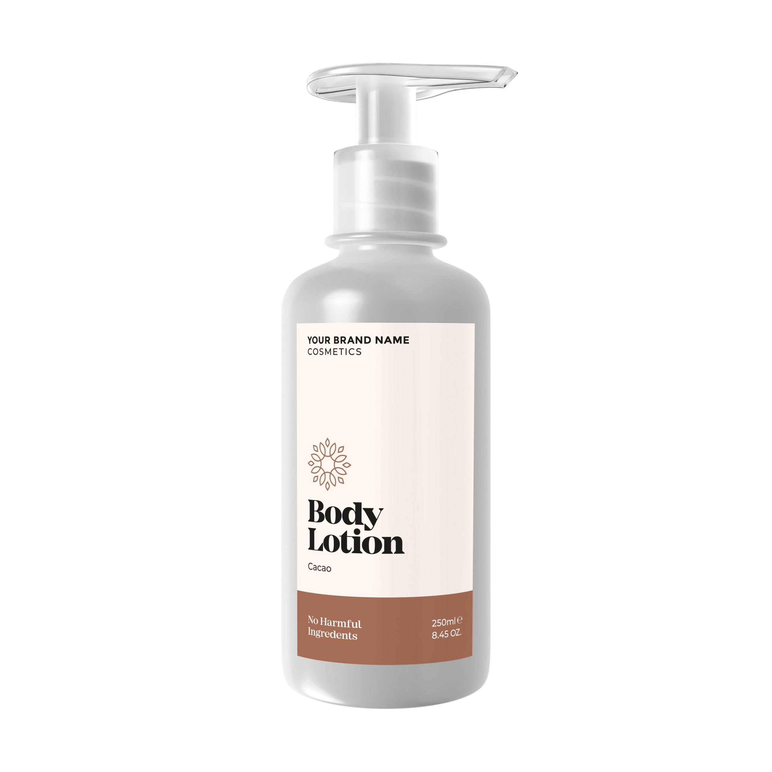 Skin Glow Body Lotion Gold &amp; Cacao - 250 ml. - Made By Nature Labs - Private Label Natural Skin Care &amp; Cosmetics 