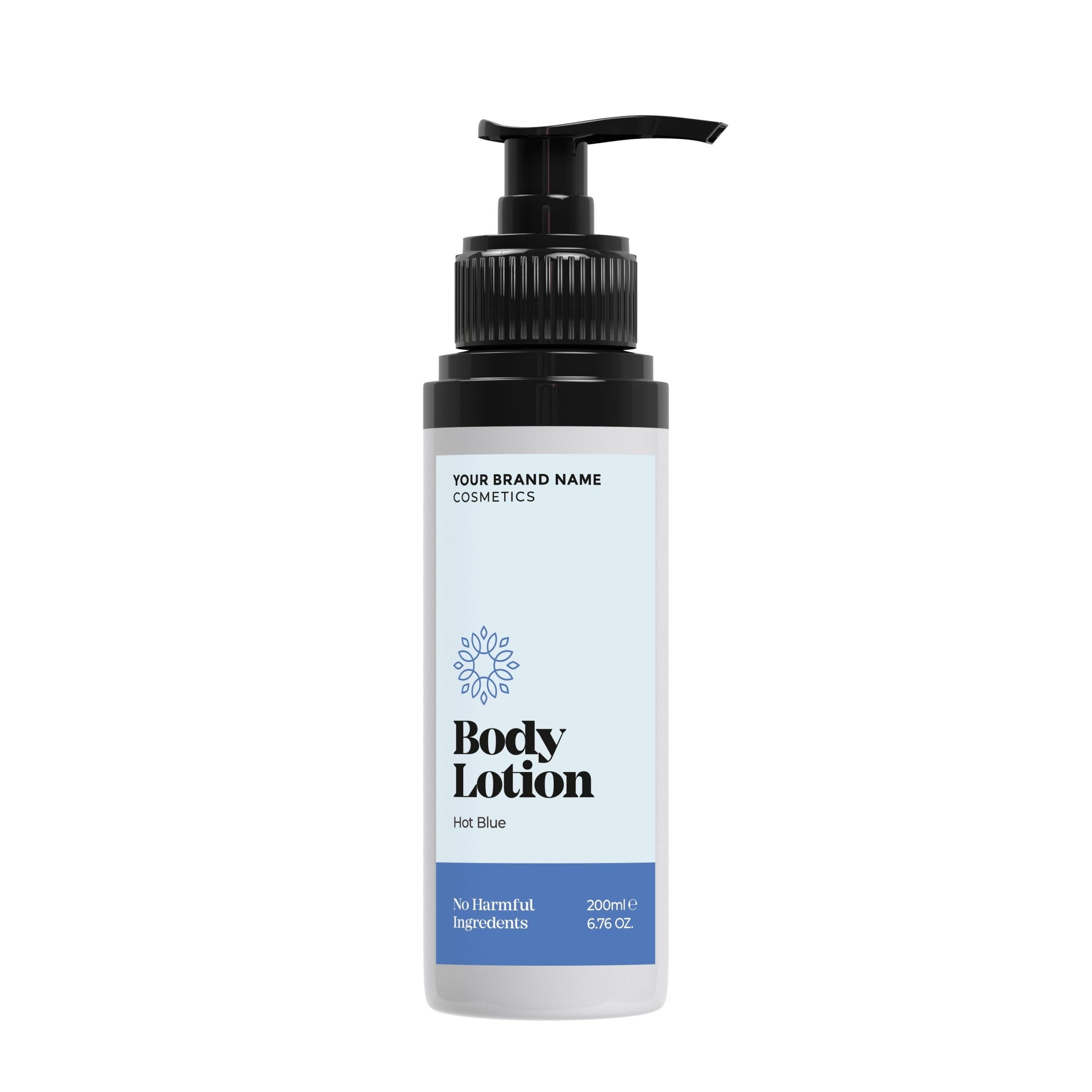 Smooth Sensation Body Moisturizer Hot Blue - 200 ml. - Made By Nature Labs - Private Label Natural Skin Care &amp; Cosmetics 