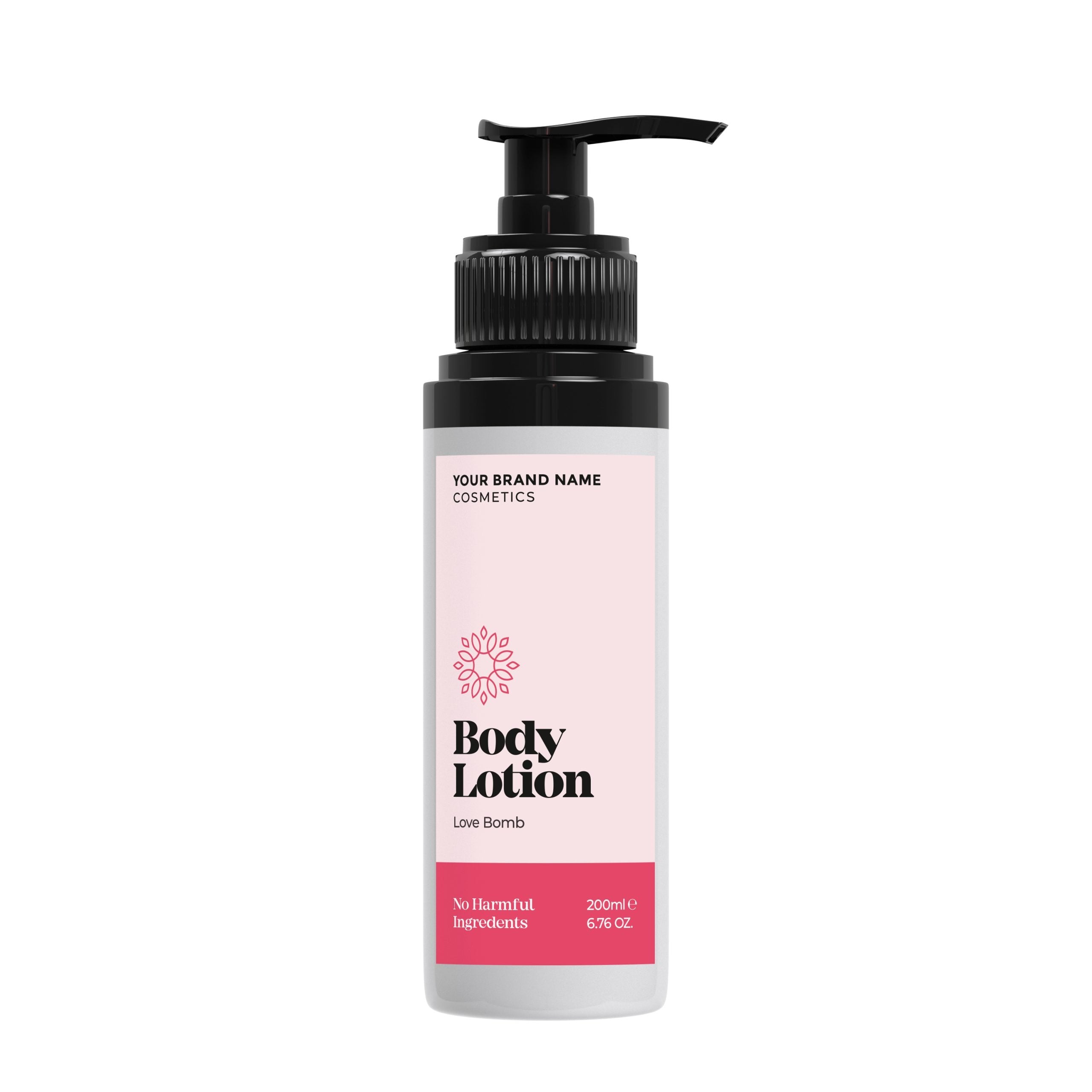 Smooth Sensation Body Moisturizer Love Bomb  - 200 ml. - Made By Nature Labs - Private Label Natural Skin Care &amp; Cosmetics 