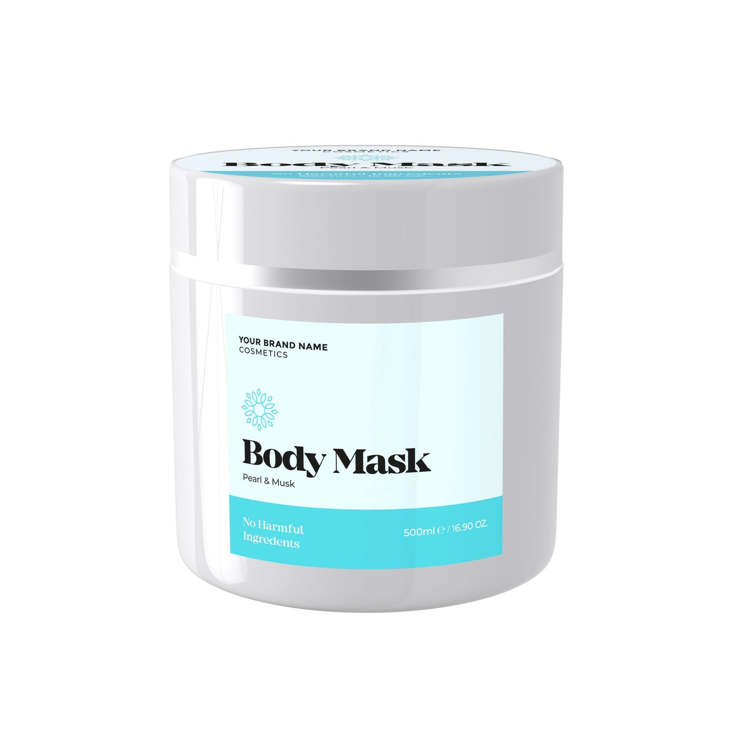 Body Mask Pearl &amp; Musk - 500 ml. - Made By Nature Labs - Private Label Natural Skin Care &amp; Cosmetics 