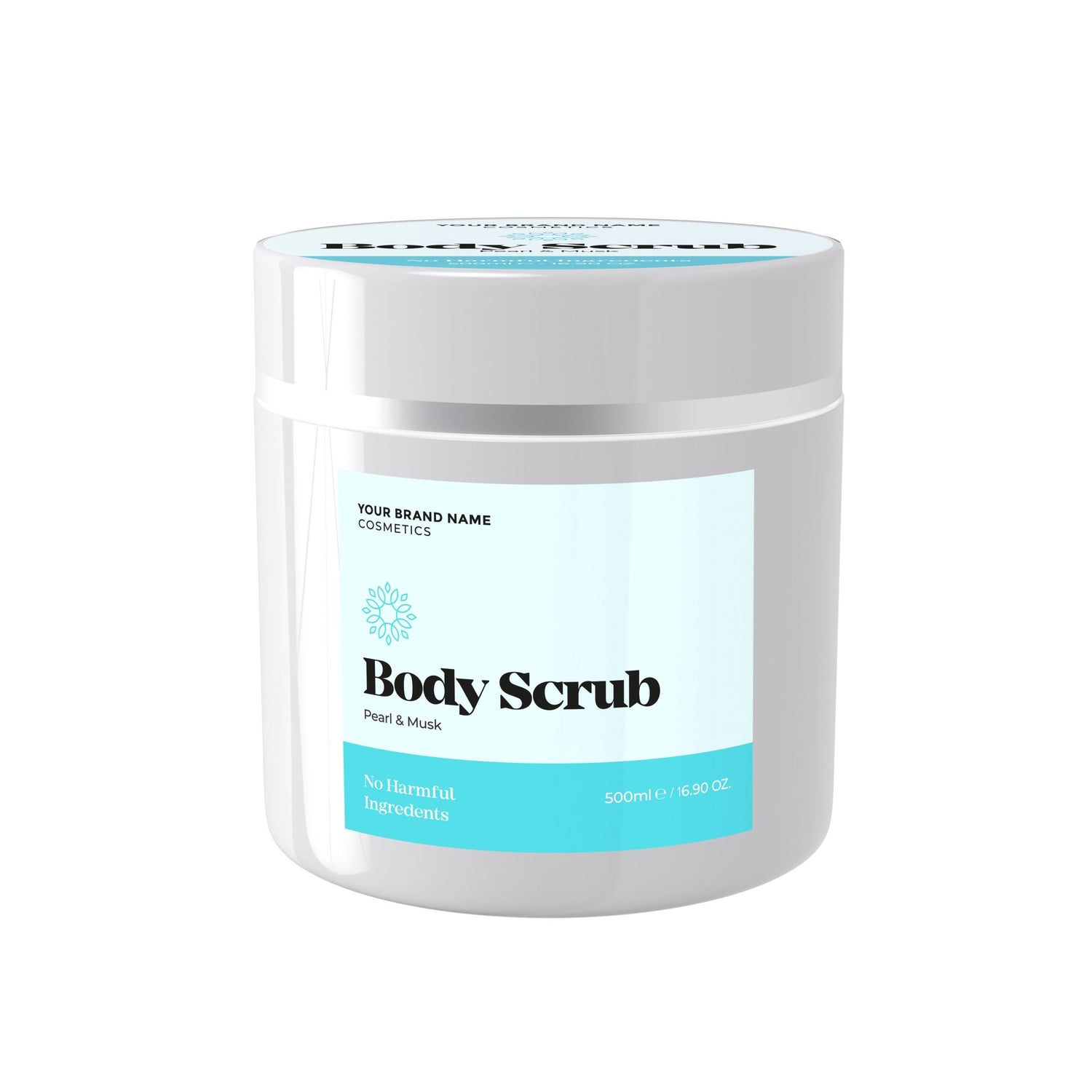 Body Scrub Pearl &amp; Musk - 500 ml. - Made By Nature Labs - Private Label Natural Skin Care &amp; Cosmetics 