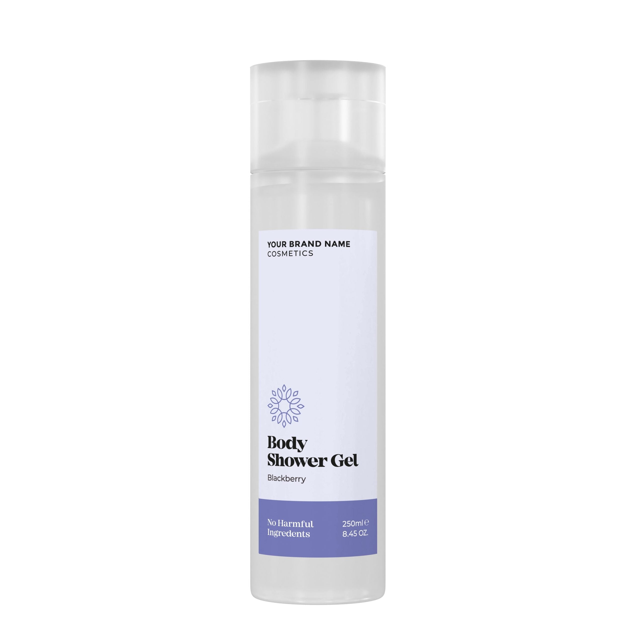 Refreshing Body Wash Blackberry - 250 ml. - Made By Nature Labs - Private Label Natural Skin Care &amp; Cosmetics 