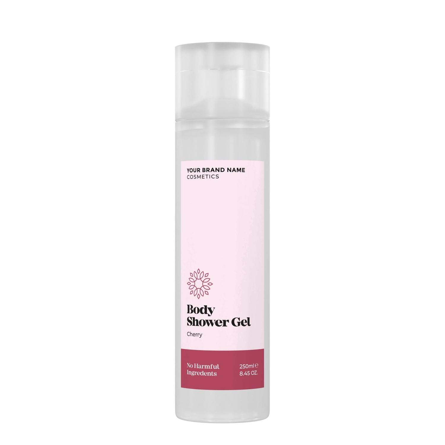 Refreshing Body Wash Cherry - 250 ml. - Made By Nature Labs - Private Label Natural Skin Care &amp; Cosmetics 