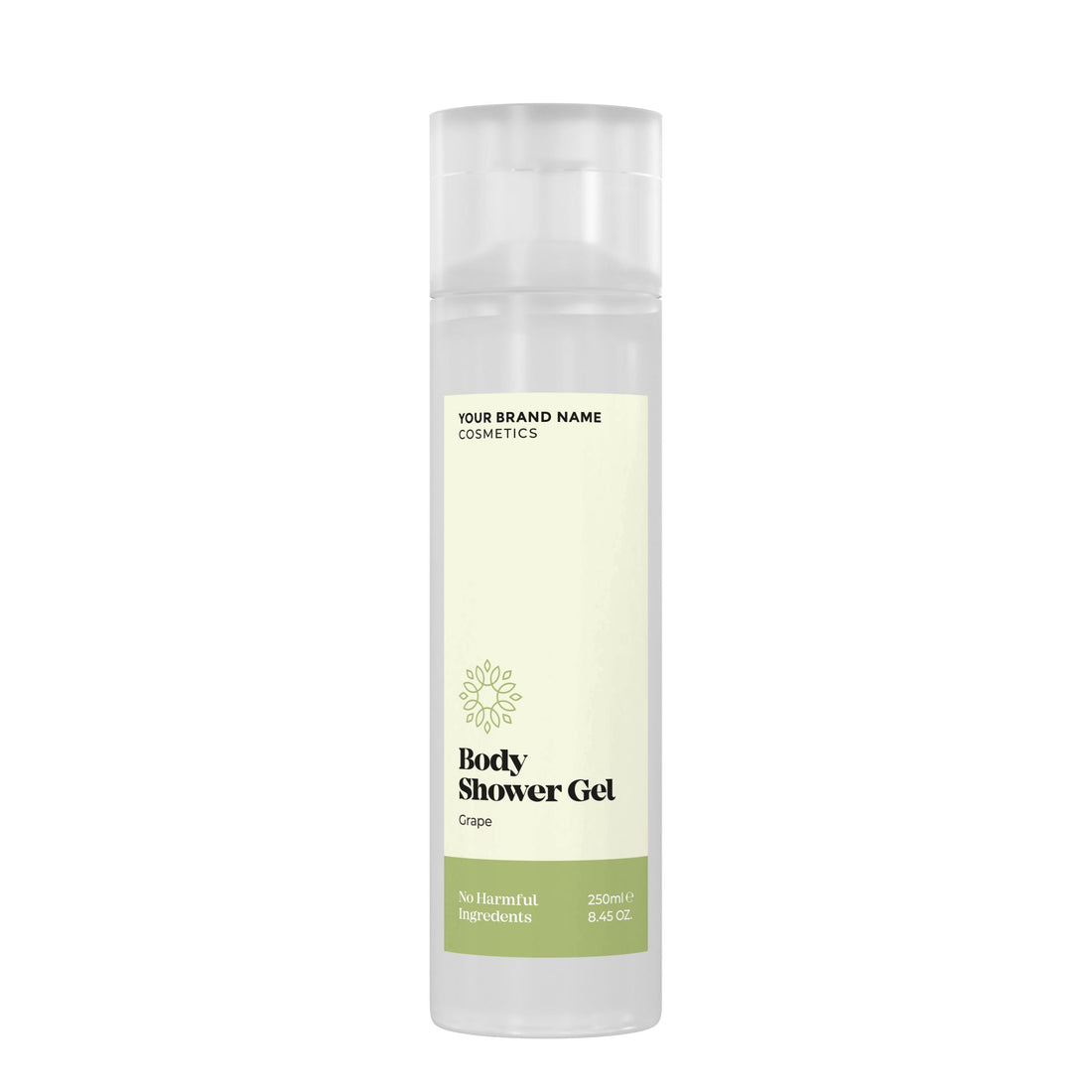 Refreshing Body Wash Grape - 250 ml. - Made By Nature Labs - Private Label Natural Skin Care &amp; Cosmetics 