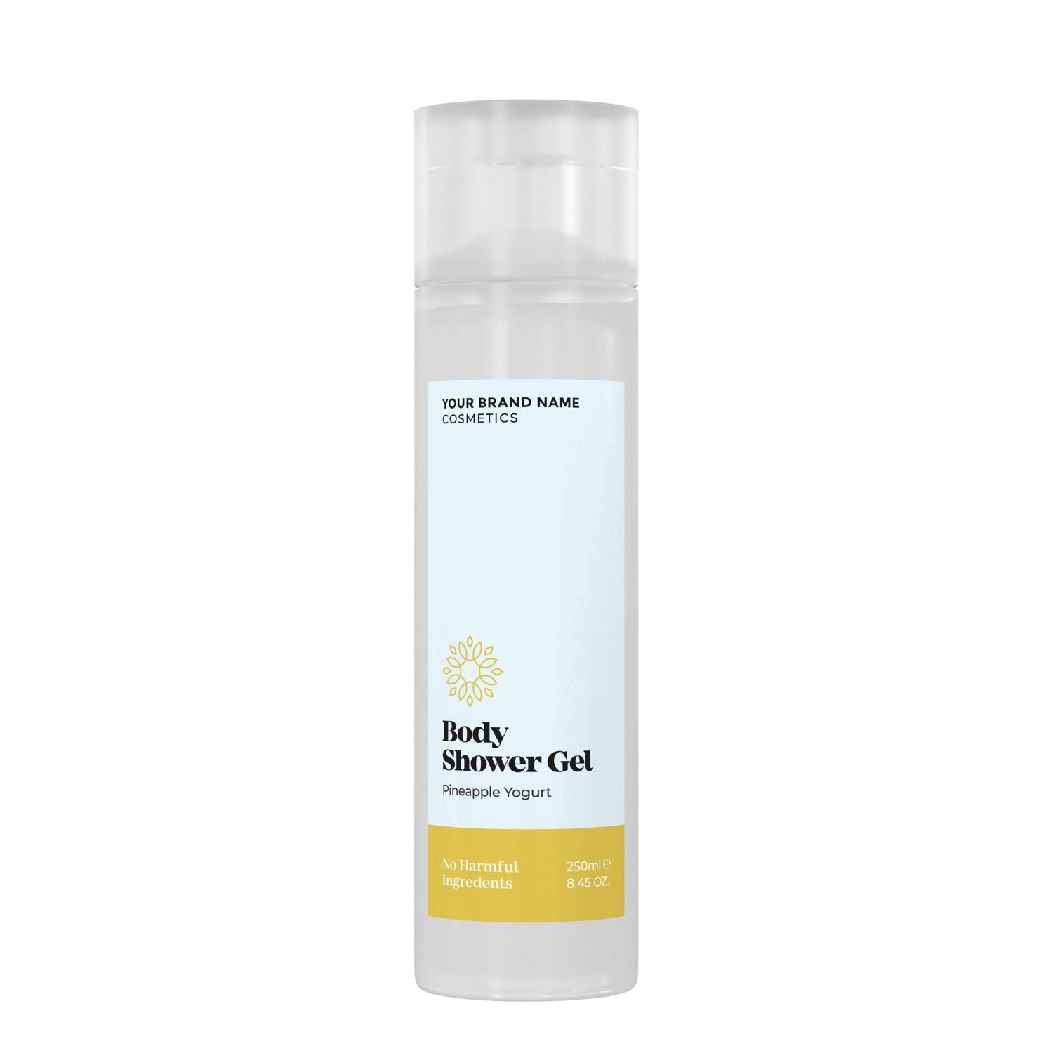 Refreshing Body Wash Pineapple - 250 ml. - Made By Nature Labs - Private Label Natural Skin Care &amp; Cosmetics 