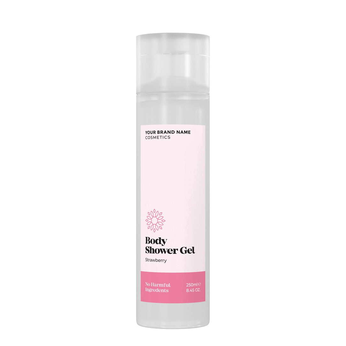 Refreshing Body Wash Strawberry - 250 ml. - Made By Nature Labs - Private Label Natural Skin Care &amp; Cosmetics 