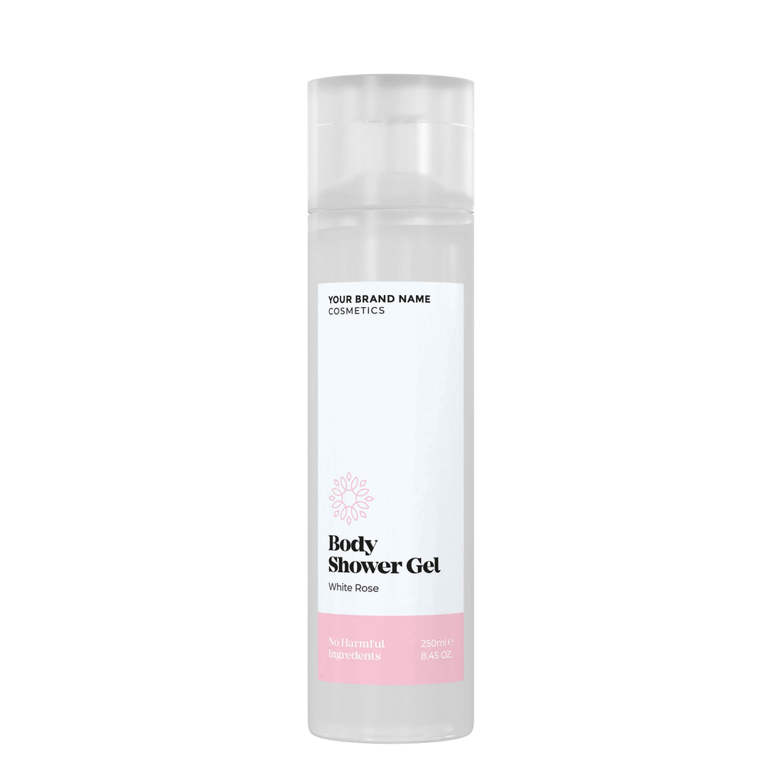 Refreshing Body Wash White Rose - 250 ml. - Made By Nature Labs - Private Label Natural Skin Care &amp; Cosmetics 