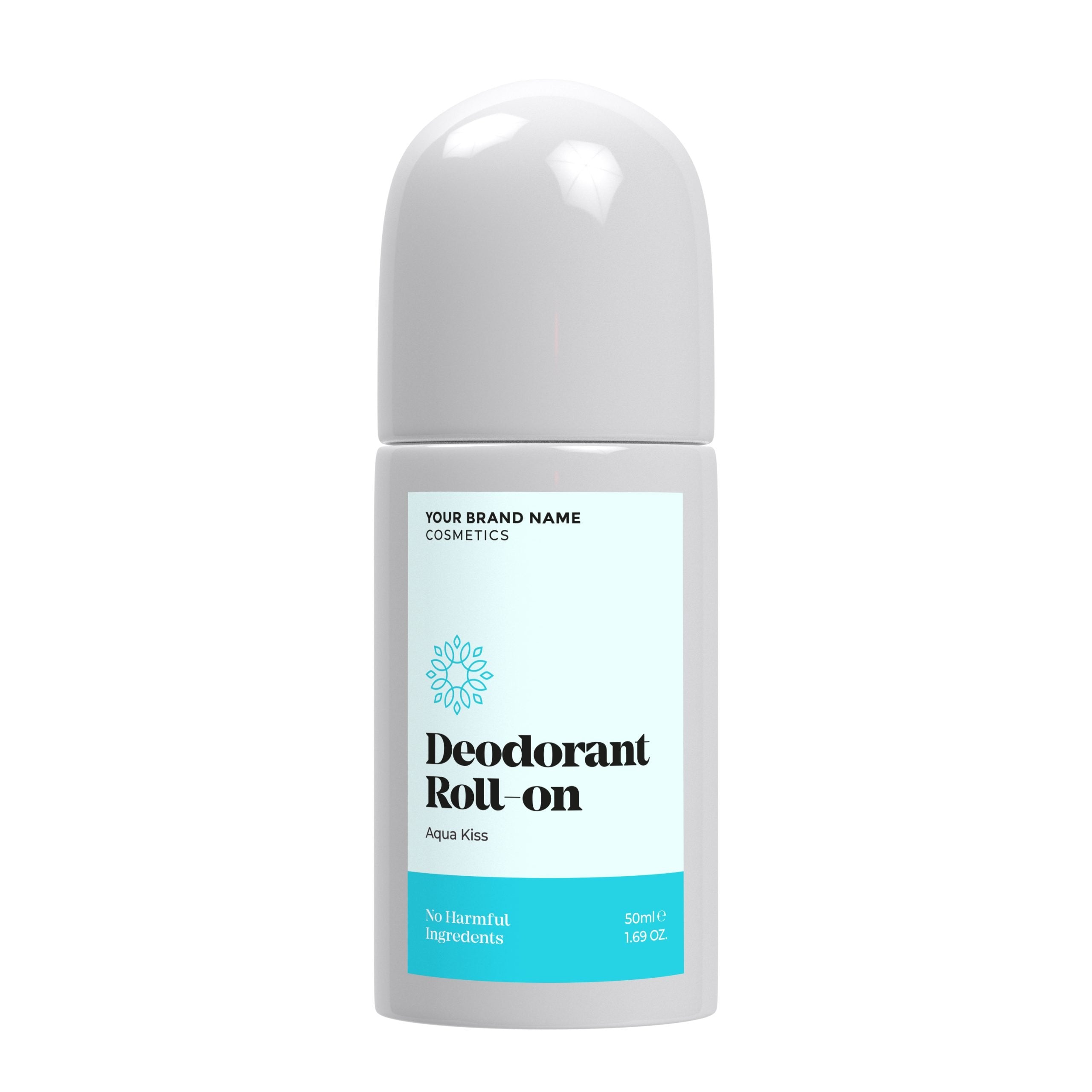 Roll-on Deodorant Aqua Kiss - 50 ml. - Made By Nature Labs - Private Label Natural Skin Care &amp; Cosmetics 