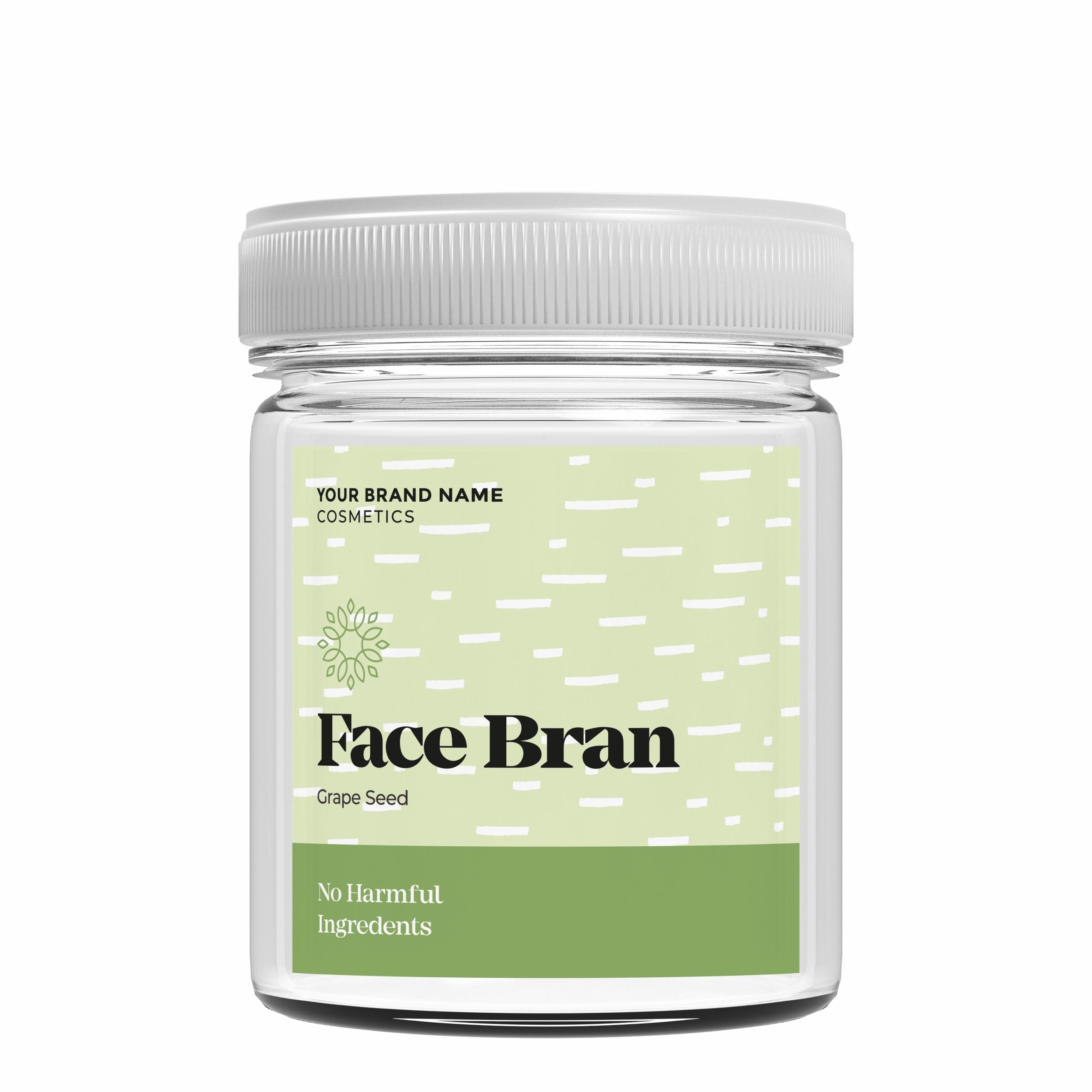 Exfoliating Face Bran Grape Seed - 200 ml. - Made By Nature Labs - Private Label Natural Skin Care &amp; Cosmetics 