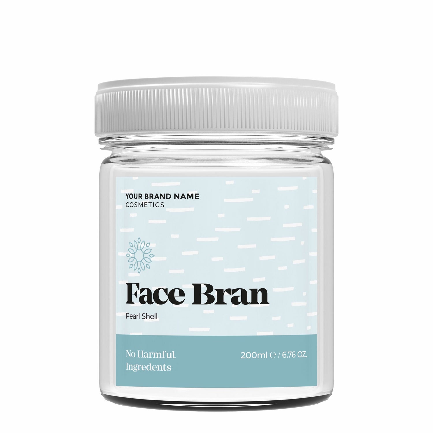 Face Exfoliator with Sea Shell Particles - 200 ml. - Made By Nature Labs - Private Label Natural Skin Care &amp; Cosmetics 