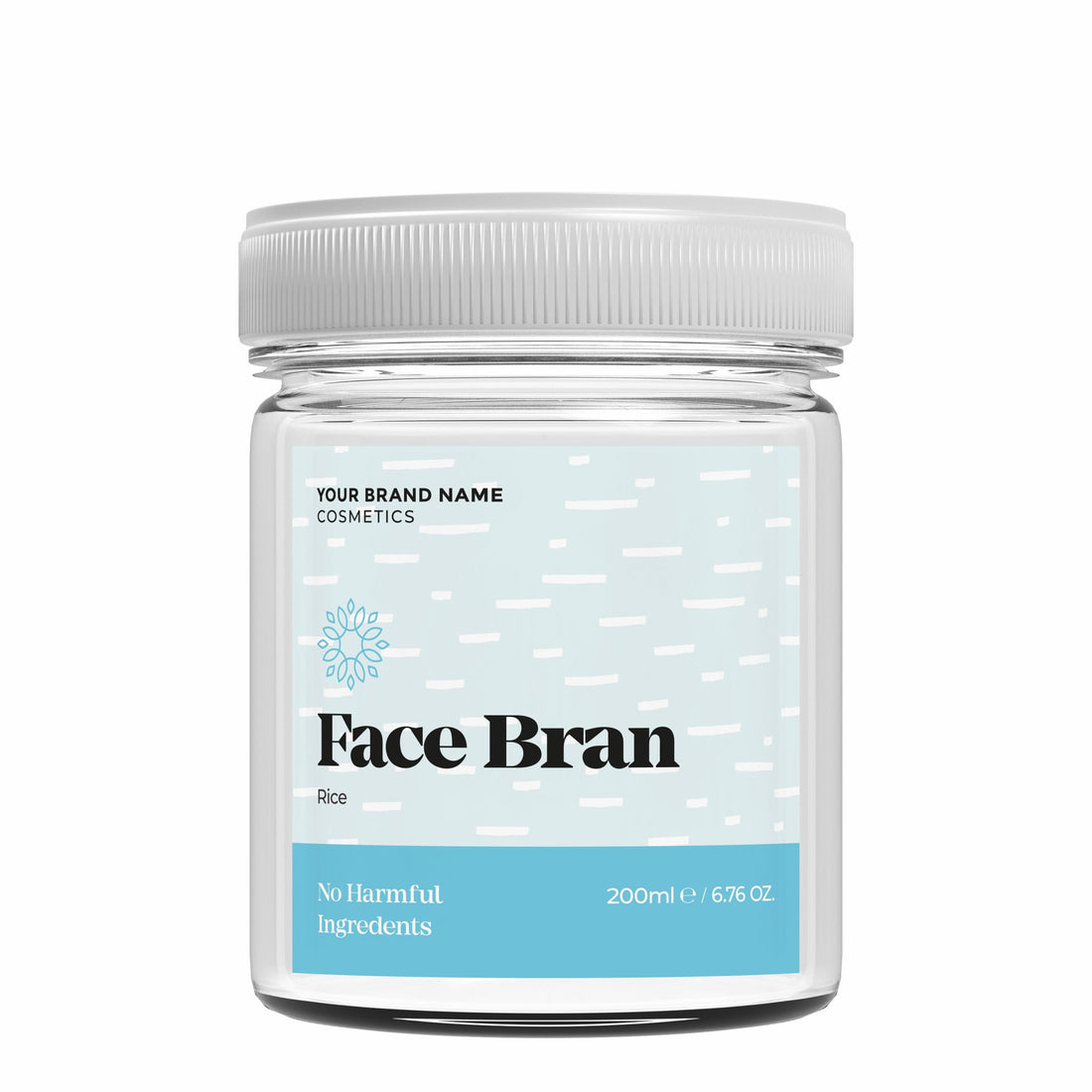 Exfoliating Face Bran Rice - 200 ml. - Made By Nature Labs - Private Label Natural Skin Care &amp; Cosmetics 