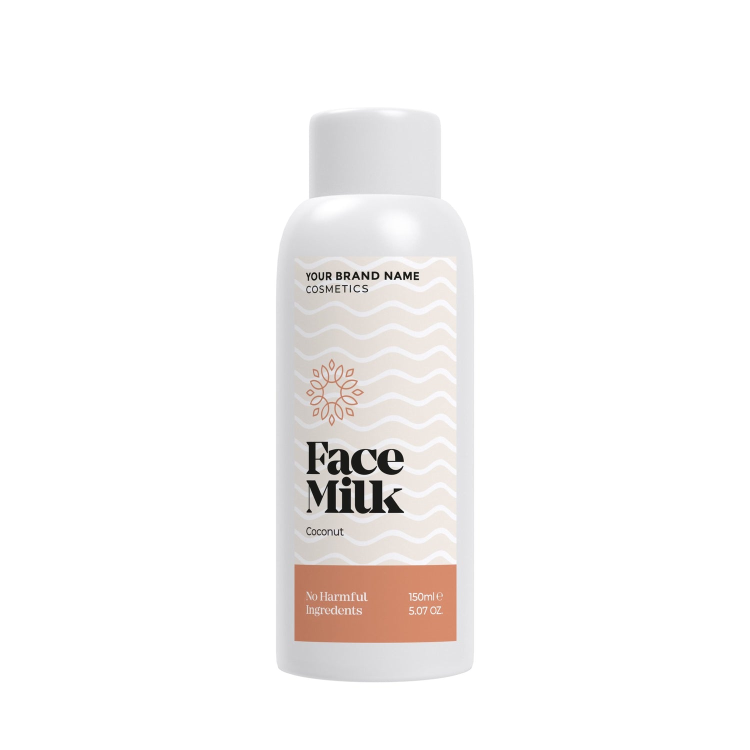 Cleansing Face Milk Coconut - 150 ml. - Made By Nature Labs - Private Label Natural Skin Care &amp; Cosmetics 