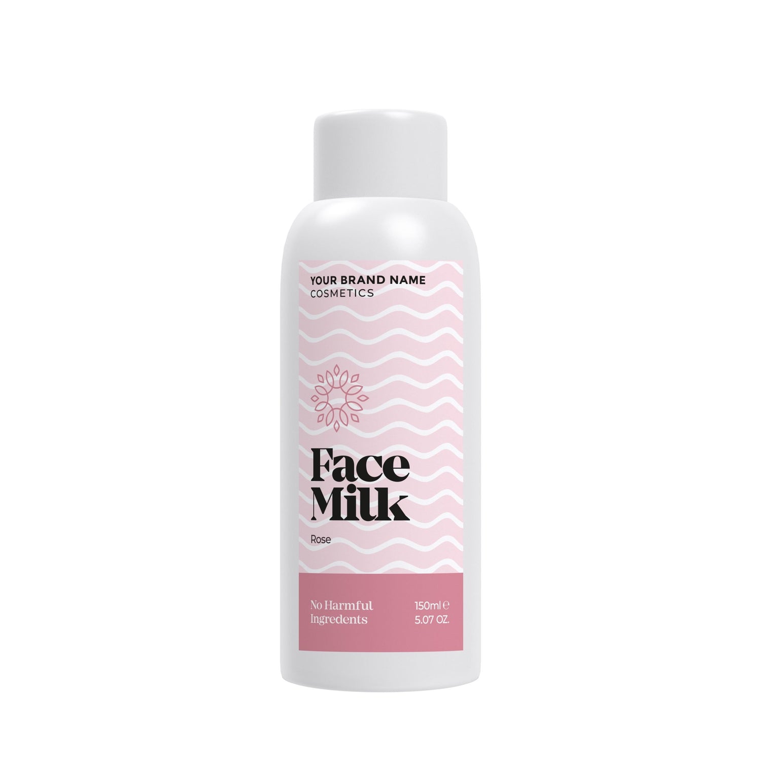 Cleansing Face Milk Rose - 150 ml. - Made By Nature Labs - Private Label Natural Skin Care &amp; Cosmetics 