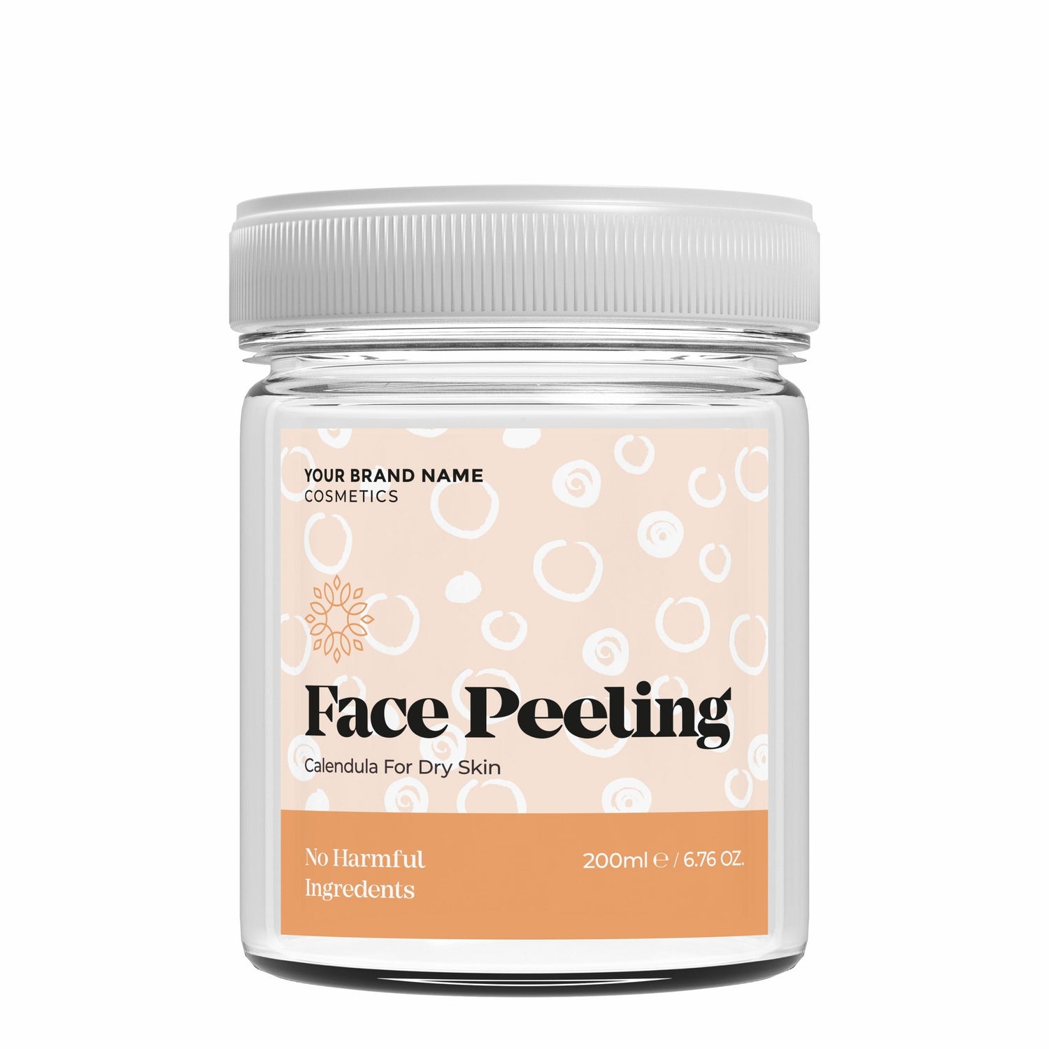 Face Scrub Calendula - 200 ml. - Made By Nature Labs - Private Label Natural Skin Care &amp; Cosmetics 